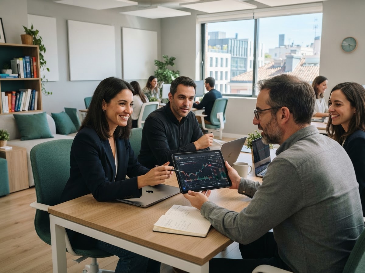 Varion Inversión — equipo de análisis de datos financieros trabajando sobre modelos predictivos